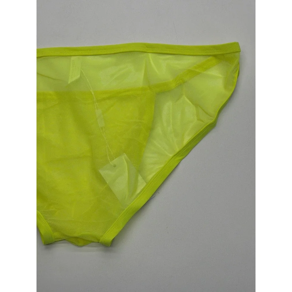 Todd Sanfield Minimal Mesh Endurance Brief Cyber Yellow MM6964 Mens L